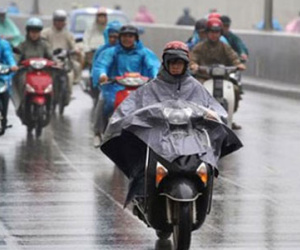 Cảnh báo mưa dông ở khu vực Hà Nội
