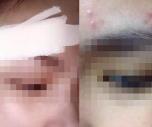 Chàng trai đối xử tàn tệ, đá rách mặt bạn gái cũ