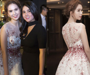 Chị gái tháp tùng Ngọc Trinh dự LHP ở Australia