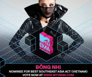 Đông Nhi chính thức được bình chọn trên toàn cầu tại MTV EMA 2016