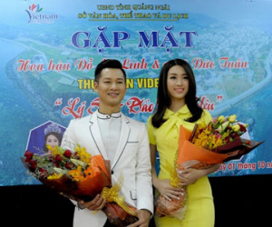 Hoa hậu Đỗ Mỹ Linh quảng bá "Lý Sơn - đảo tình yêu"