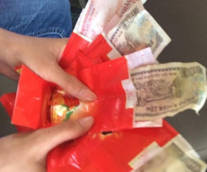 Bê tráp cưới nhận quả đắng tiền lì xì 500 -1.000 đồng ngay ngày mùng 1