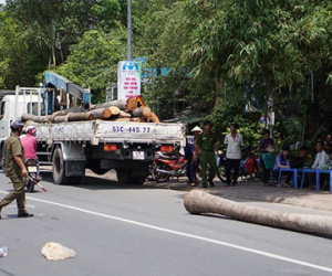 Thiếu niên 15 tuổi bị gỗ rơi từ cần cẩu đè tử vong