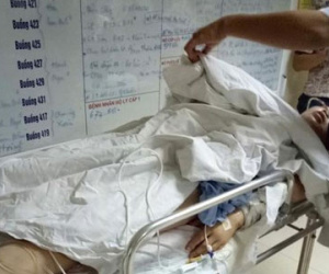 Chồng chém gần lìa tay vợ vì không trả lời tin nhắn