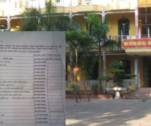 Một trường THPT ở Hà Nội kêu gọi ủng hộ tảng đá trị giá 100 triệu