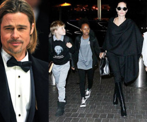 Brad Pitt nhún nhường trong cuộc chiến giành quyền nuôi con