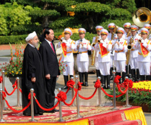 Chủ tịch nước chủ trì Lễ đón Tổng thống Iran thăm Việt Nam