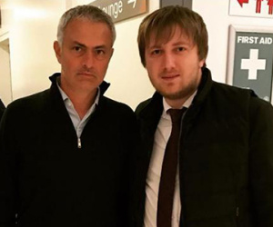 Mourinho bị bắt gặp đại diện của “Ronaldo Ukraine”