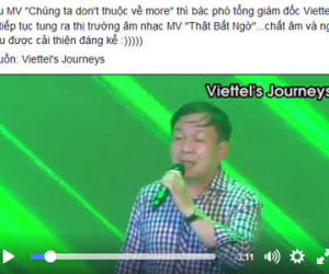 Phó Tổng GĐ Viettel hát “Thật bất ngờ” chất lừ, dân mạng “đảo điên”