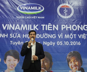 Vinamilk tiên phong trong sữa học đường, vì một Việt Nam vươn cao
