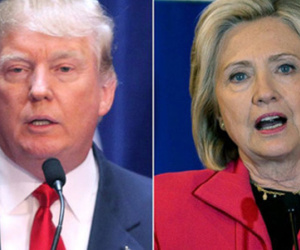 Donald Trump dẫn trước Hillary Clinton trước cuộc "đối đầu" lần hai