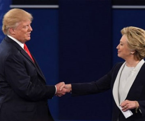 Ảnh ấn tượng trong cuộc tranh luận thứ 2 của Trump và Clinton