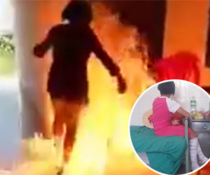 Nữ sinh đổ xăng đốt trường: "Em nói đùa, nhưng bị ép làm thật"