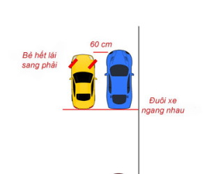 Cách đỗ xe song song chỉ cần 'một đỏ'