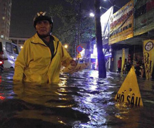 Miền Bắc mưa từ đêm mai, Sài Gòn nguy cơ ngập nặng