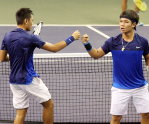 Hoàng Nam - Hoàng Thiên vào tứ kết Vietnam Open