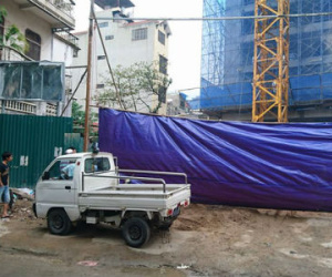 Tạm đình chỉ công trình bị sập giàn giáo khiến 2 người tử vong