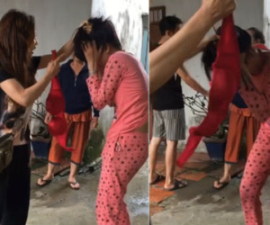 Người dì giật tóc, lột áo ngực nữ sinh vì dám đánh cháu mình