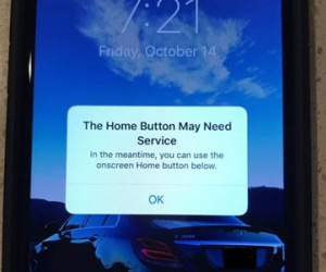 iPhone 7 tự hiện nút Home ảo khi nút Home vật lý gặp sự cố