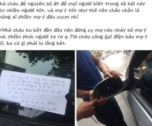 Người làm vỡ gương ôtô và bài học về sự tử tế