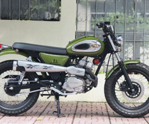 Thợ Việt "độ" Honda Custom LA250 phong cách scrambler