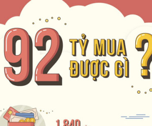 92 tỷ đồng mua được gì?