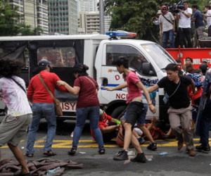 Biểu tình chống Mỹ ở Manila, máu đã đổ