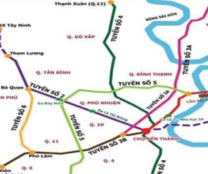 Hơn 41.000 tỷ đồng xây dựng tuyến metro số 5 ở Sài Gòn