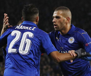 Leicester thắng trận thứ ba liên tiếp ở Champions League