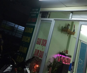 Nổ súng tại cửa hiệu cầm đồ ở Hà Nội