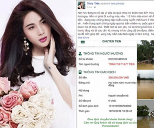 Thuỷ Tiên cũng bất ngờ đăng số tiền "khủng" ủng hộ miền Trung