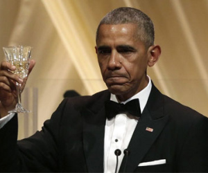 Tổng thống Obama ngậm ngùi trong quốc yến cuối cùng