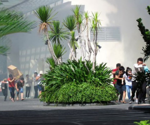 Chữa cháy, cứu nạn ở khách sạn cao 29 tầng tại Nha Trang