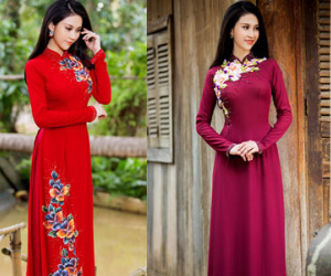 Hoa hậu Thu Vũ gợi ý áo dài lụa tôn dáng