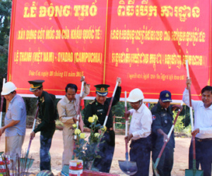Việt Nam và Campuchia sắp xây 4 cột mốc biên giới mới