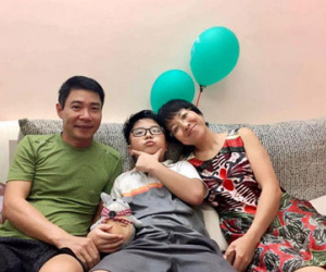 Công Lý, Thảo Vân đoàn tụ trong ngày sinh nhật con trai