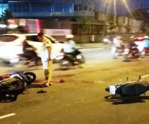 Va chạm giao thông, người đàn ông ngã đập đầu xuống đường tử vong