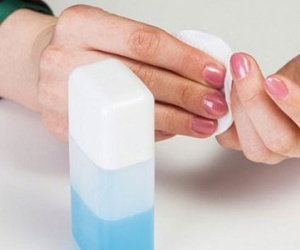 Bé 4 tuổi nhập viện vì uống nhầm nước rửa móng tay