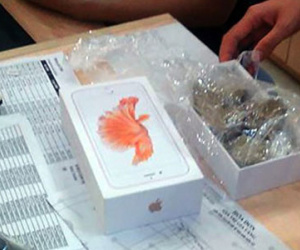 Đánh tráo sỏi, đá vào 15 hộp điện thoại iPhone