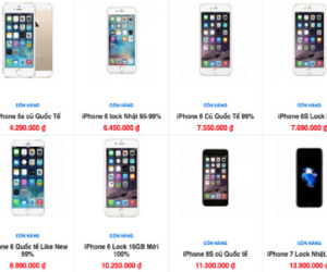 iPhone 6s giá chỉ 7 triệu đồng "đổ bộ" thị trường