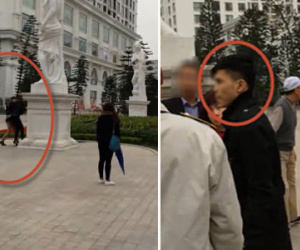 Clip trai đẹp ở Hà Nội đánh bạn gái chân dài dã man gây phẫn nộ