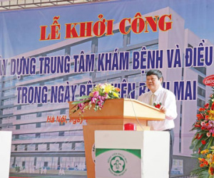 Bệnh viện Bạch Mai sẽ có sân đỗ trực thăng
