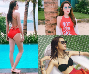Chi Pu bất ngờ tung ảnh áo tắm "nóng từng cm" bên hồ bơi