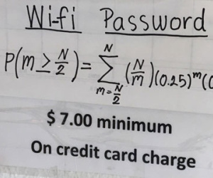 Cửa hàng bắt khách giải bài toán này mới có mật khẩu wifi