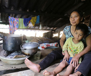 Nhiều người Quảng Bình ăn cơm trắng, mì tôm sống trên mái nhà