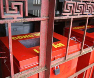 Trộm đánh cắp 7 hòm công đức lúc rạng sáng
