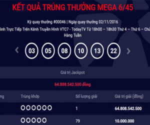 Lại có người trúng xổ số "kiểu Mỹ" gần 65 tỷ đồng