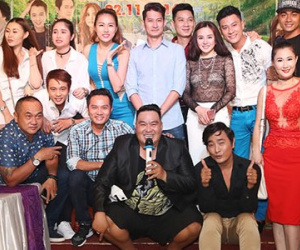 Huy Khánh, Vy Oanh đến chúc mừng sinh nhật Hoàng Mập