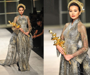 Thanh Hằng mang trang sức 2,6 tỷ đồng lên sàn diễn