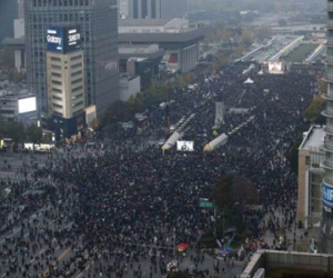 "Biển người" ở Seoul đòi tổng thống Hàn Quốc từ chức